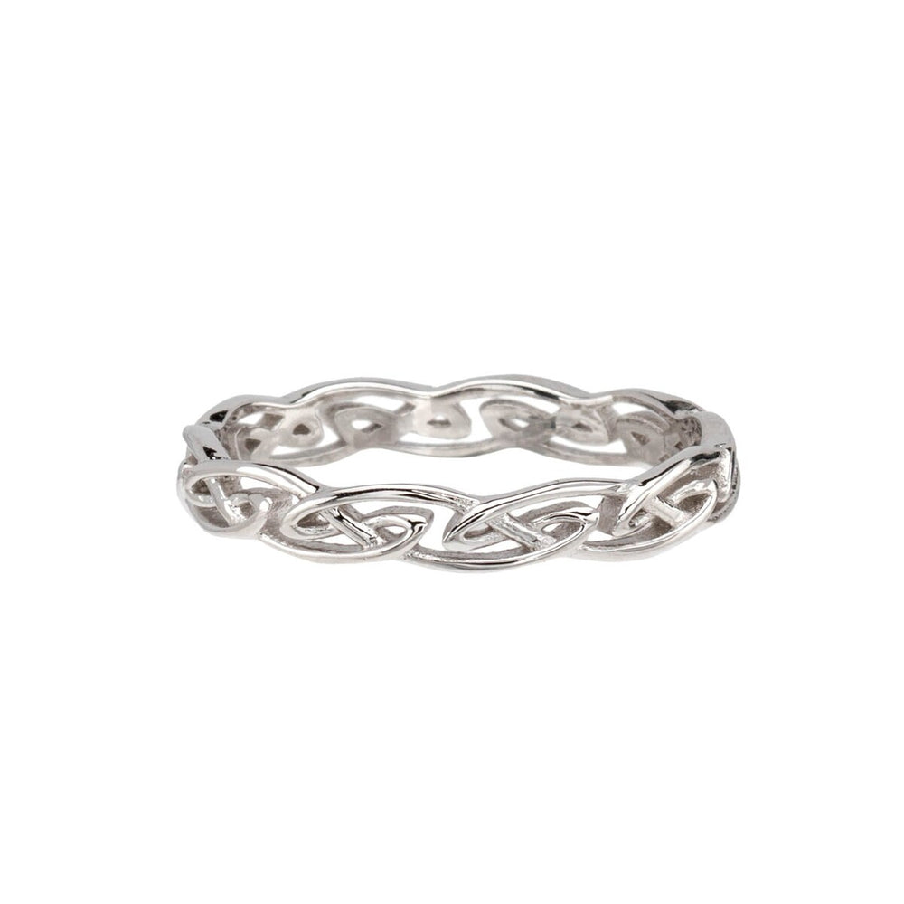 Sterling Silver Infinite Celtic Openwork Ring