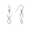 Sterling Silver Infinity Drop Earrings