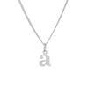 Sterling Silver Initial Pendant Necklace