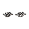 Sterling Silver Knot Stud Earrings