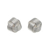 Sterling Silver Knot Stud Earrings