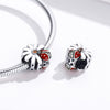 Sterling Silver Ladybug & Daisy Charm