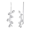 Sterling Silver Leaf Ear Climbers