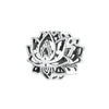 Sterling Silver Lotus Charm