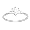 Sterling Silver Lotus Flower Ring