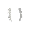 Sterling Silver Multi-circle Threader Earrings