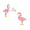 Sterling Silver Pink Flamingo Children