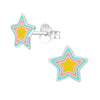 Sterling Silver Rainbow Star Children