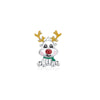 Sterling Silver Red Nose-Reindeer Charm