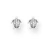 Sterling Silver Sea Turtle Stud Earrings