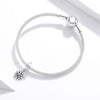 Sterling Silver Simple Snowflake Charm