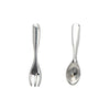 Sterling Silver Spoon Fork Stud Earrings