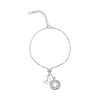 Sterling Silver Star Crescent Moon Bracelet