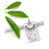 Sterling Silver Strength Lion Tarot Card Pendant