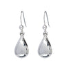 Sterling Silver Teardrop Drop Earrings