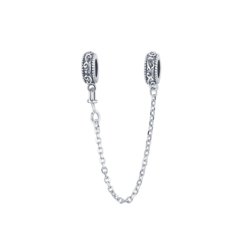 Sterling Silver Vintage Chain Charm