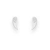 Sterling Silver Wing Stud Earrings