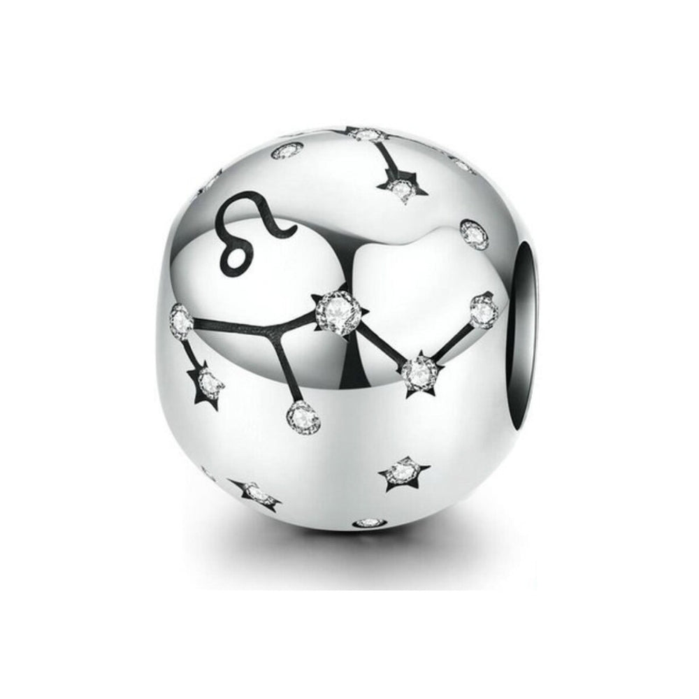 Sterling Silver & CZ Zodiac Charm