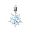 Sterling Silver & Cubic Zirconia Snowflake Pava Charm