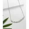 Sterling Silver & Cubic Zirconia Twisted Pendant Necklace - White