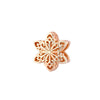 Sterling Silver & Rose Goldtone Snowflake Charm