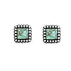 Sterling Silver & Turquoise Stud Earrings