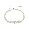 Sterling Silver with Pearl Beaded Bracelet