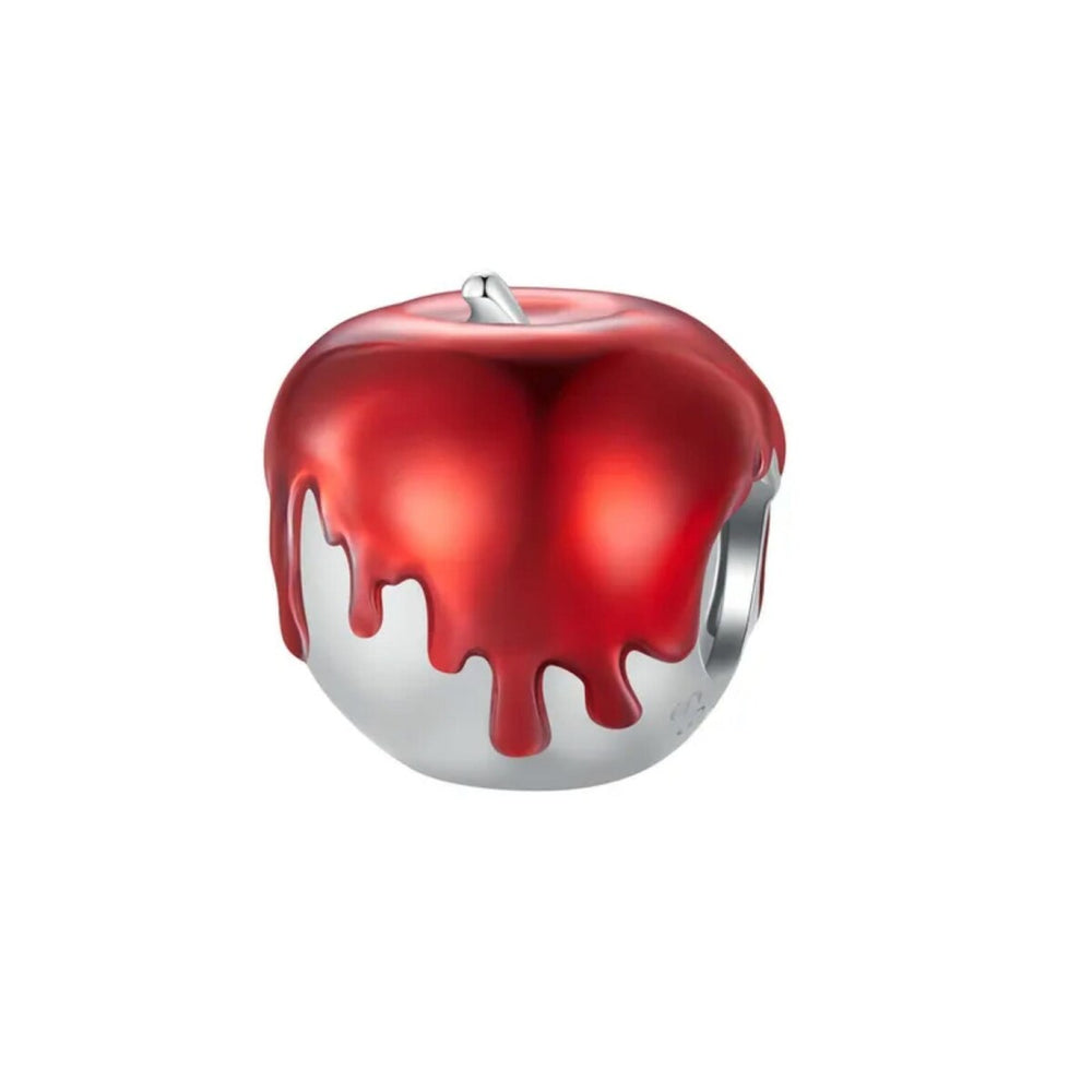 Sterling Sivler Dipped Red Apple Charm