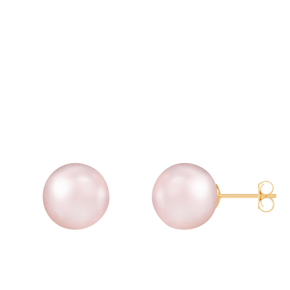 Stud Push back Earrings Pearl