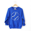 Summer Nights And Ballpark Lights Graphic Sweatshirt