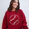 Summer Nights And Ballpark Lights Graphic Sweatshirt