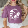 Summer Vibes Palm Trees Garment Dyed Tee