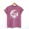 Summer Vibes Palm Trees Garment Dyed Tee