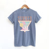 Summer Vibes Triangle Garment Dyed Tee