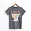 Summer Vibes Triangle Garment Dyed Tee