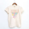 Summer Vibes Triangle Garment Dyed Tee