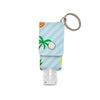 Summertime Fun Hand Sanitizer Key Chain With Empty 30 Ml Bottle