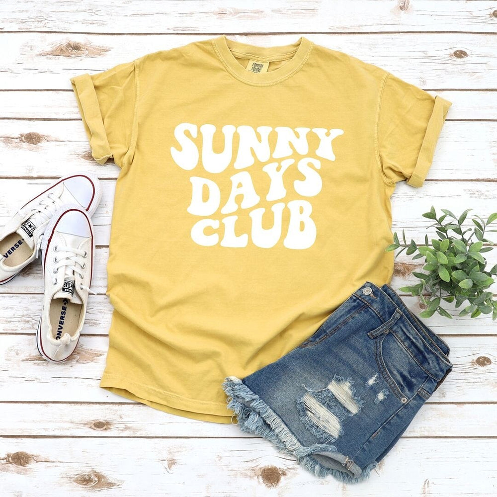 Sunny Days Club Garment Dyed Tee