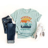 Sunshine And Good Vibes Short Sleeve Crewnneck Tee