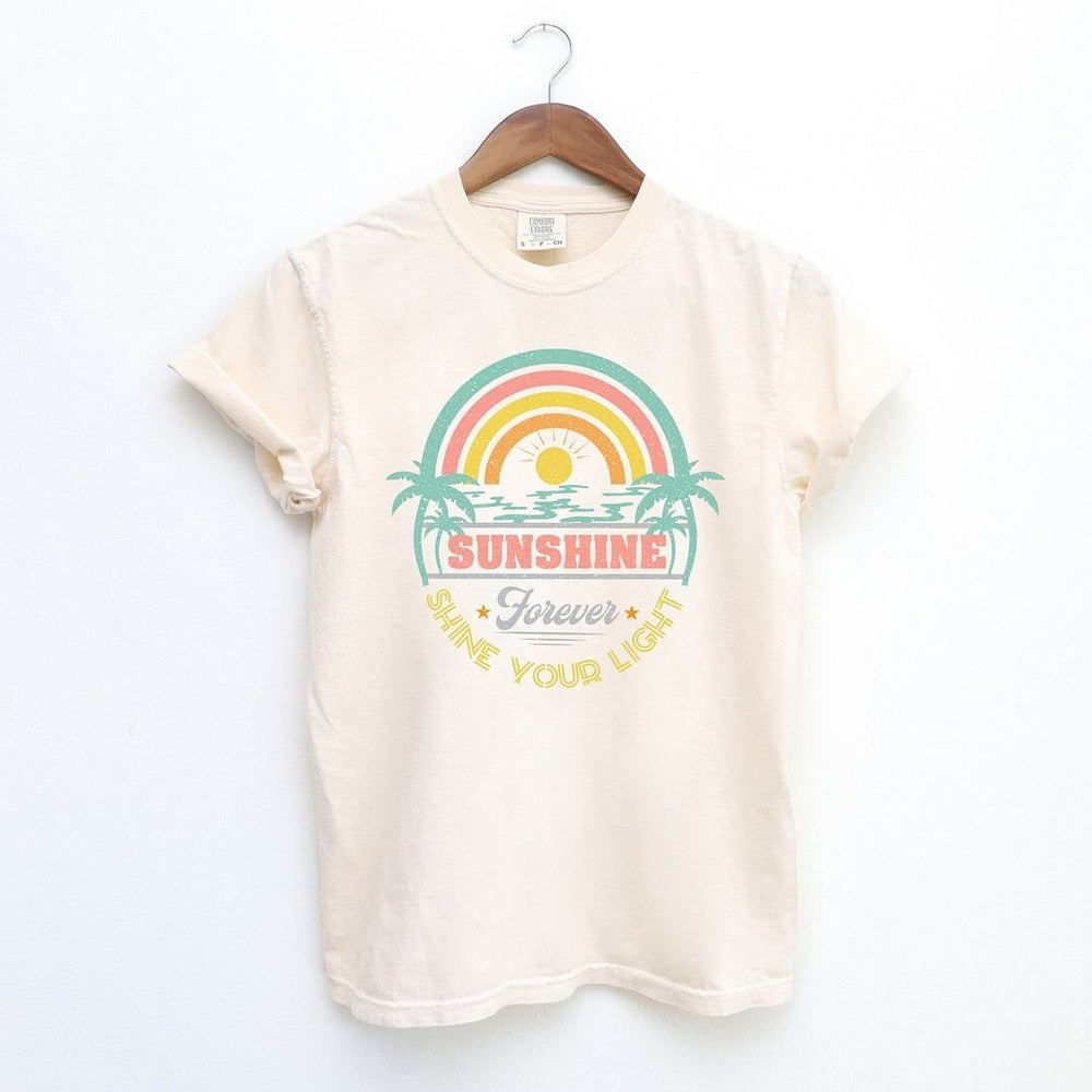 Sunshine Forever Grunge Garment Dyed Tee