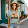 Sunshine On My Mind Rainbow Short Sleeve Crewnneck Tee