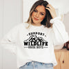 Support Wildlife Raise Boys Graphic Sweatshirt