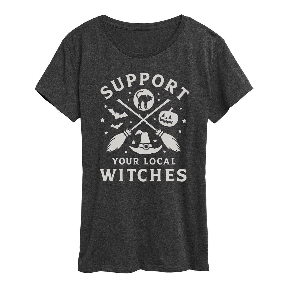 Support Your Local Witches Plus Tee