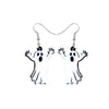 Surprised Ghost Drop Earrings