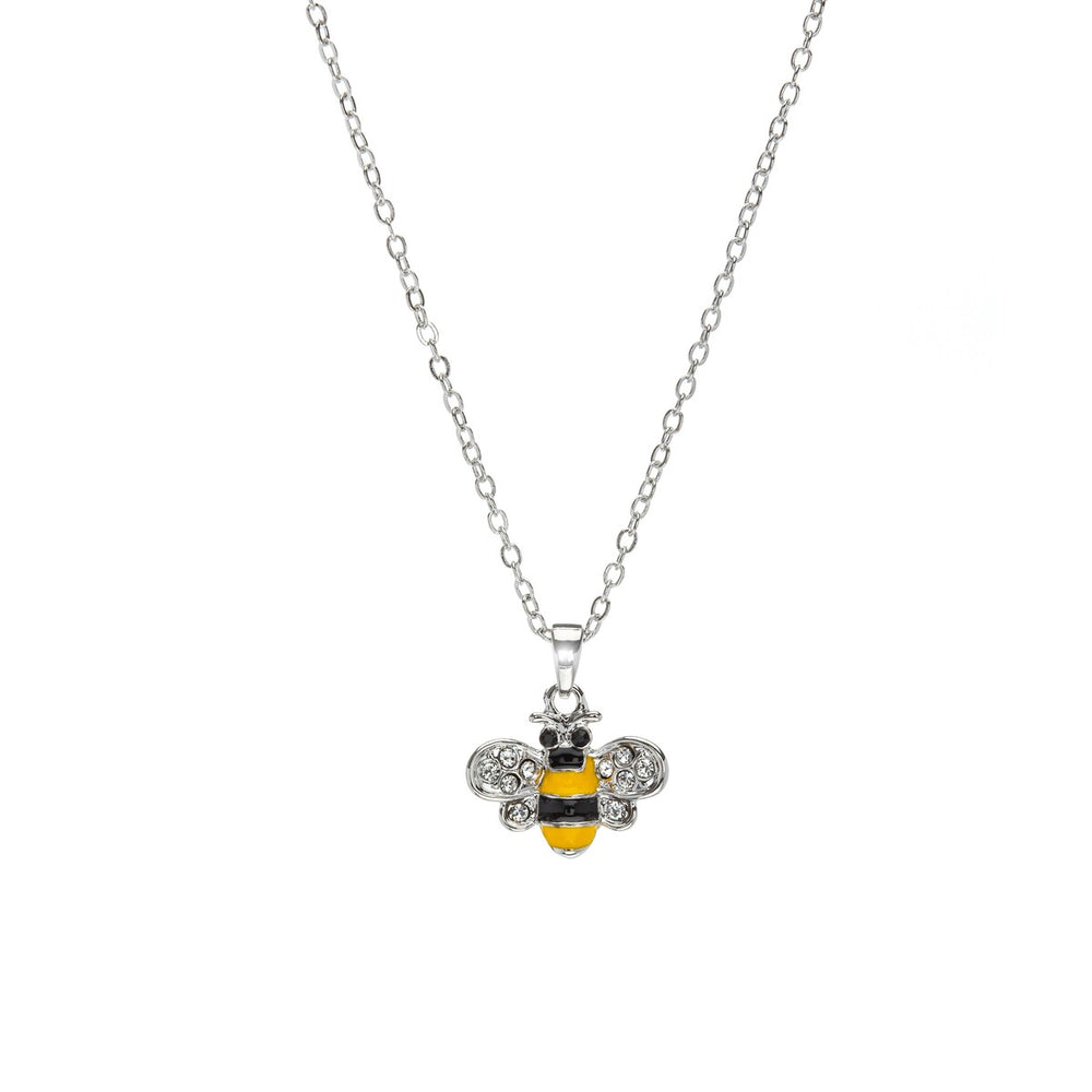 Swarovski Crystal Bee Pendant Necklace