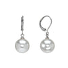 Swarovski Pearl and Stainless Steeel Drop Earrings - 10mm