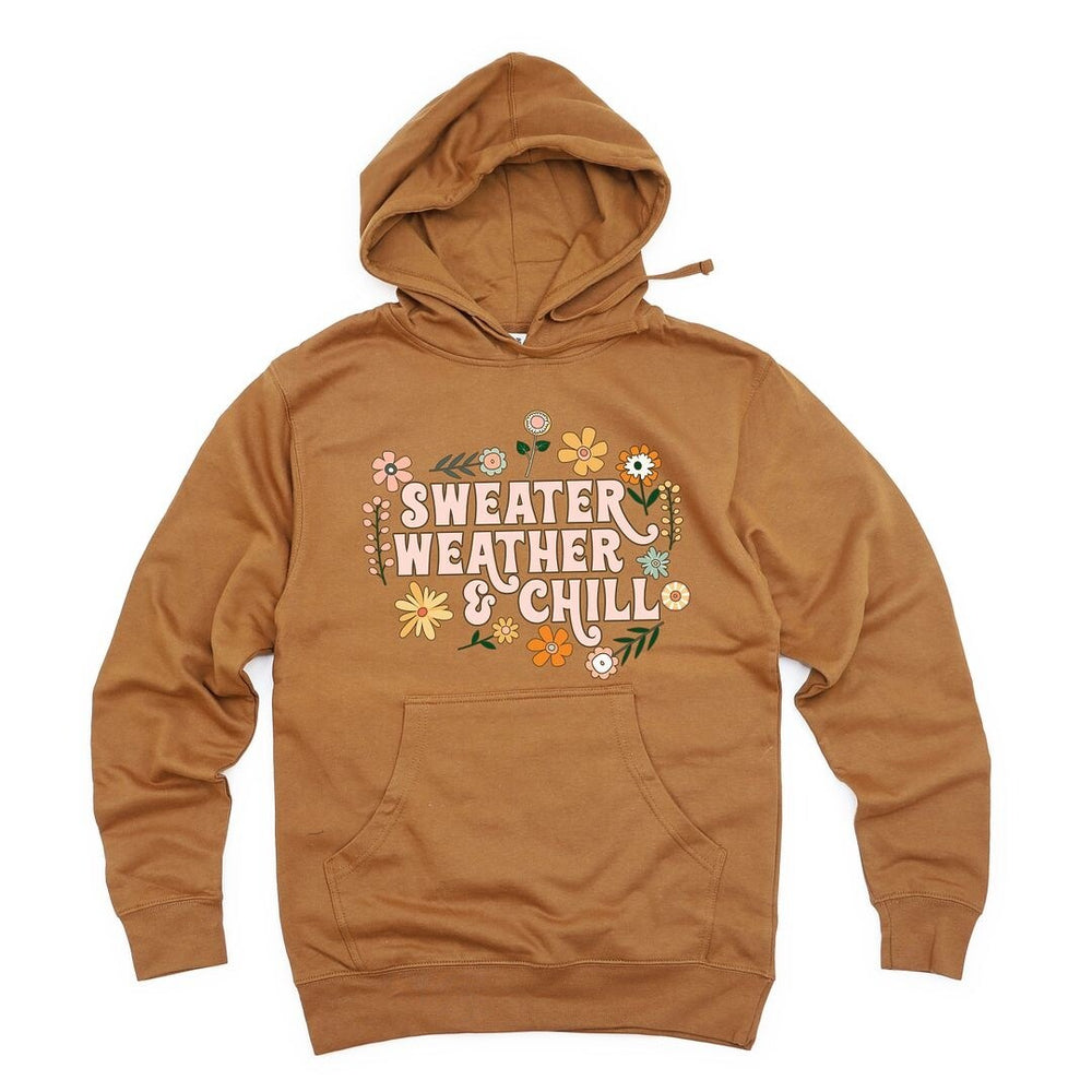 Sweater Weather And Chill Graphic Hoodie