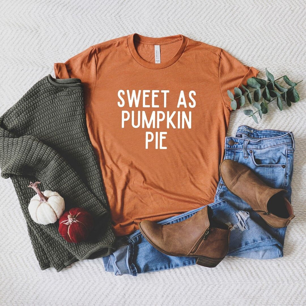 Sweet As Pumpkin Pie Short Sleeve Tee