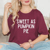 Sweet As Pumpkin Pie Short Sleeve Tee