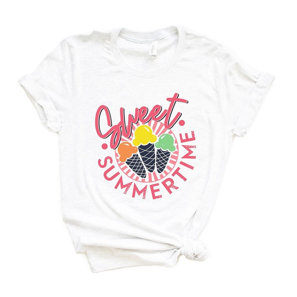 Sweet Summer Time Short Sleeve Crewnneck Tee